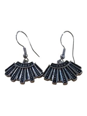 Dissent Collar Silver Earrings